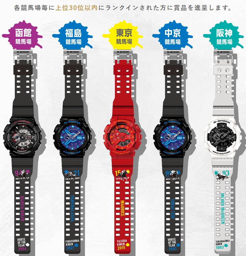 付属品箱保証書ありG-SHOCK  JRA 2022