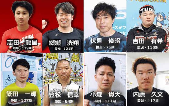 第1回愛知・名古屋アジア・アジアパラ競技大会協賛競輪 GⅢ注目選手