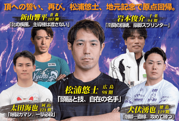 広島競輪 開設73周年記念|ひろしまピースカップGⅢ注目選手