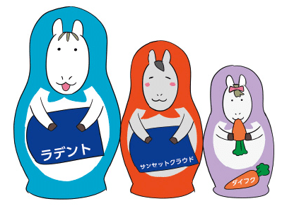 ウマトリョーシカ（オリジナルマトリョーシカ）