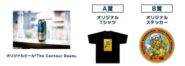 HRC×WCBコラボビール賞品