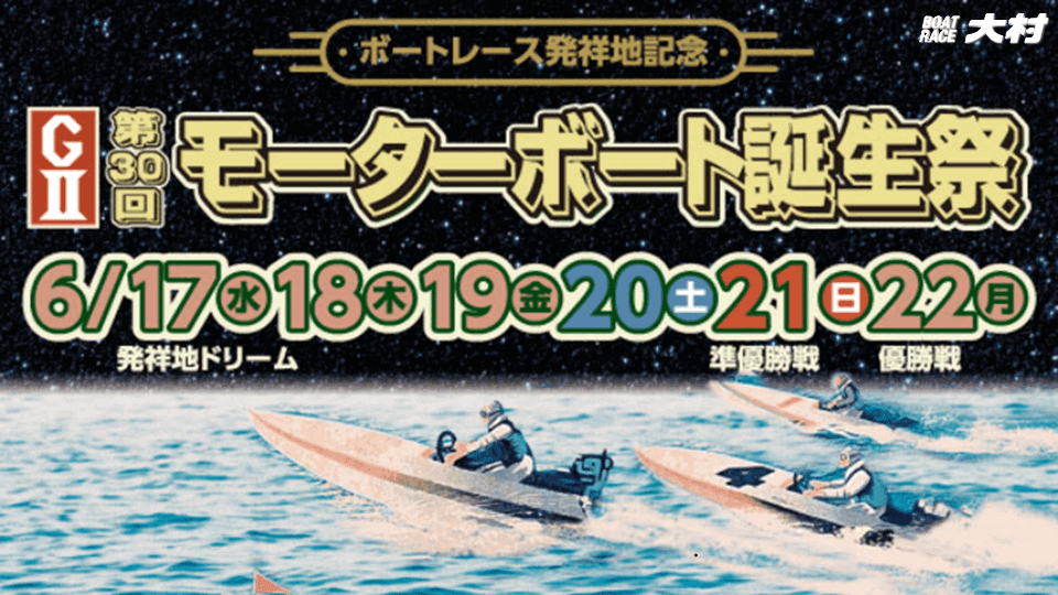 ボートレース大村GⅡモーターボート誕生祭2026