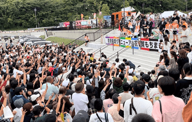10,000個の超餅まき(フィナーレ)