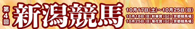 第4回 新潟競馬
